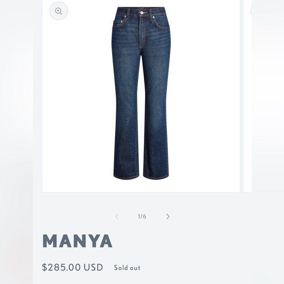 Daily Blue Manya Legacy‎ Wash Straight Leg Denim Jeans NEW 1012-1014 AG Denim - Picture 2 of 16